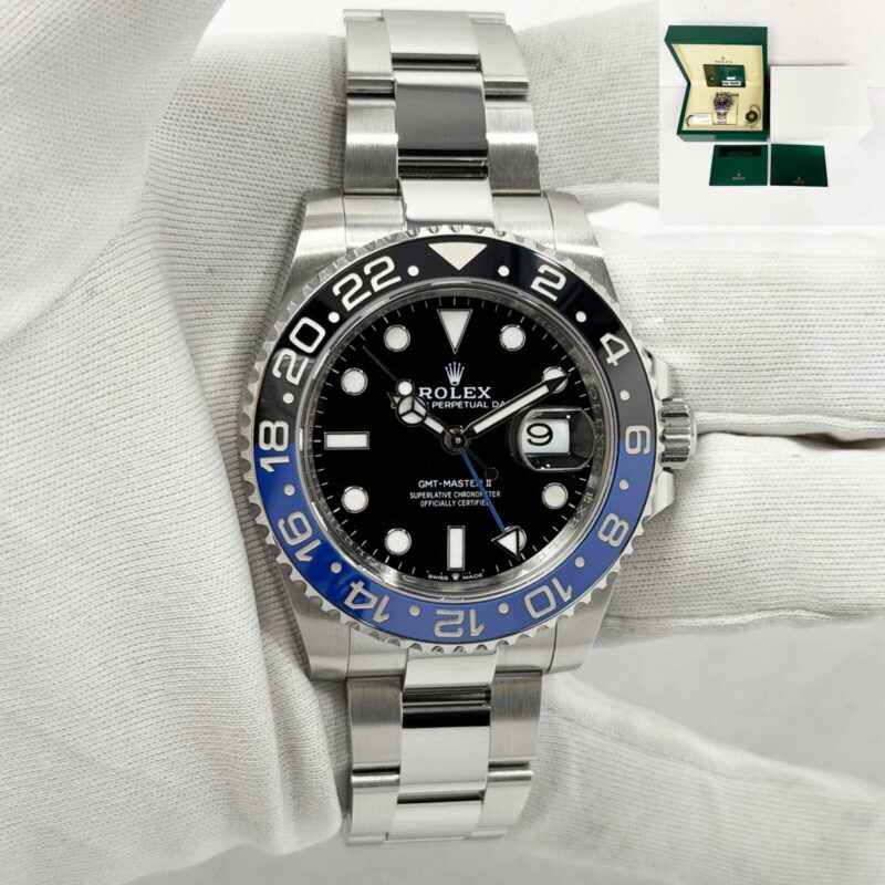 2026 Rolex GMT-Master II Batman 126710BLNR 40MM Black Oyster Steel Box Paper