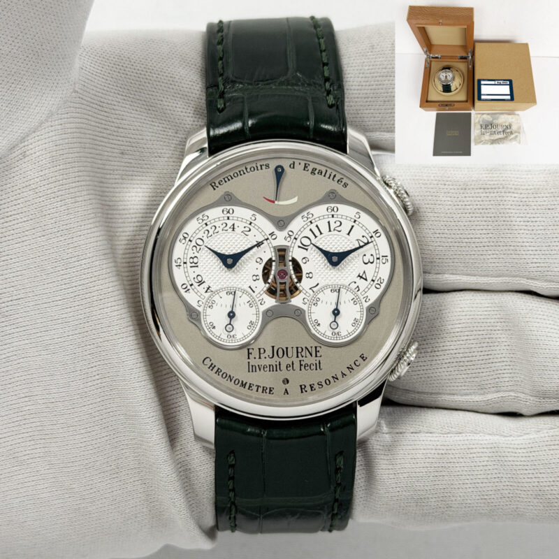 2022 F.p.journe Chronomètre À Resonance Rq 40MM Grey Platinum Box Paper