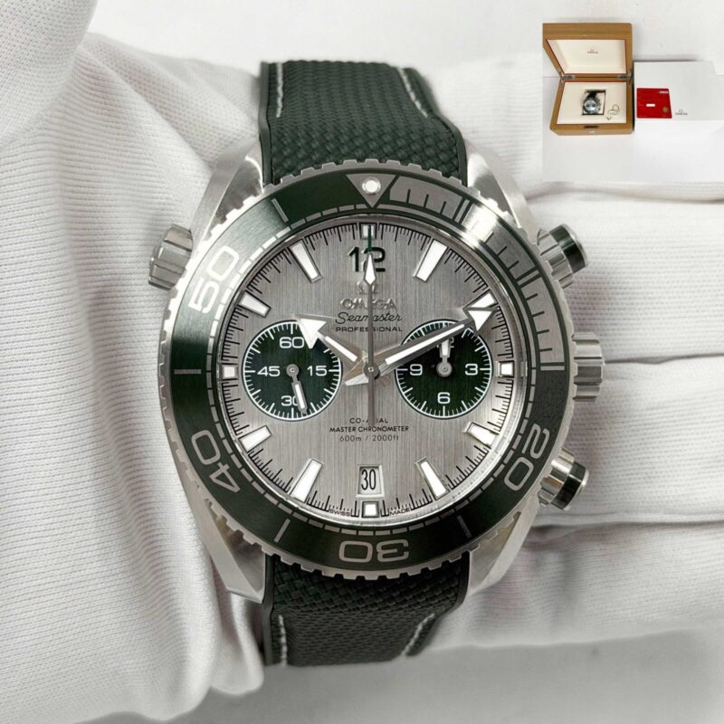 New 2026 Omega Seamaster Planet Ocean 215.32.46.51.06.001 45.5MM Grey Steel B/p