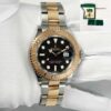2022 Rolex Yacht-Master 126621 40MM Black Two-Tone 18K Rg Box Paper