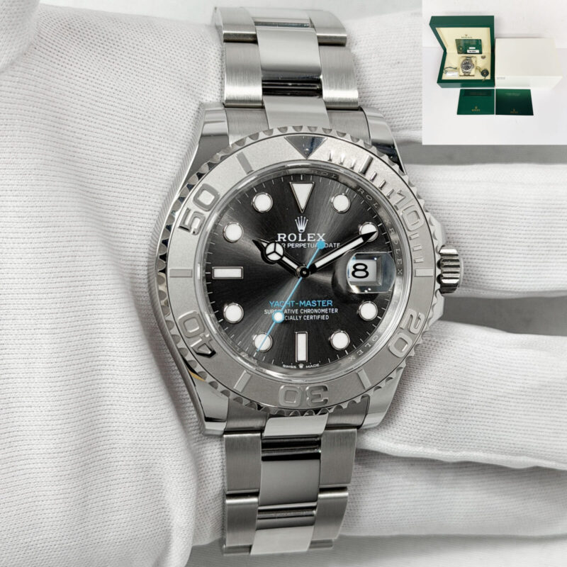 2024 Rolex Yacht-Master 126622 40 Grey Rhodium Oyster Steel Box Paper