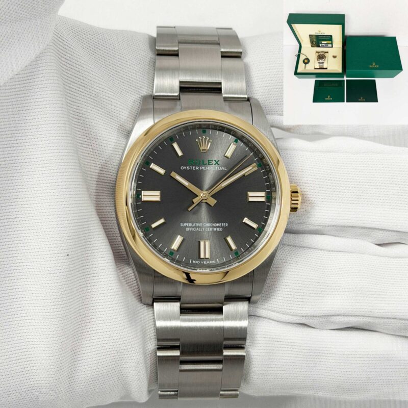 New 2026 Rolex Oyster Perpetual 100TH Anniversary 126003 36MM Two-Tone Yg B/p