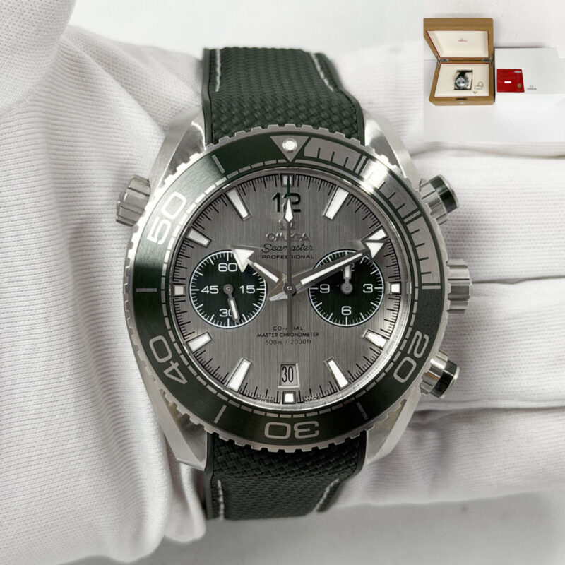 New 2026 Omega Seamaster Planet Ocean 215.32.46.51.06.001 46MM Grey Steel B/p