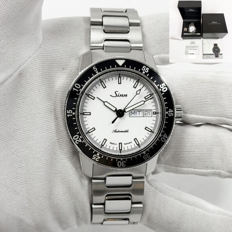 2024 Sinn 104 I St Sa W 104.012 41MM White Steel Box Paper