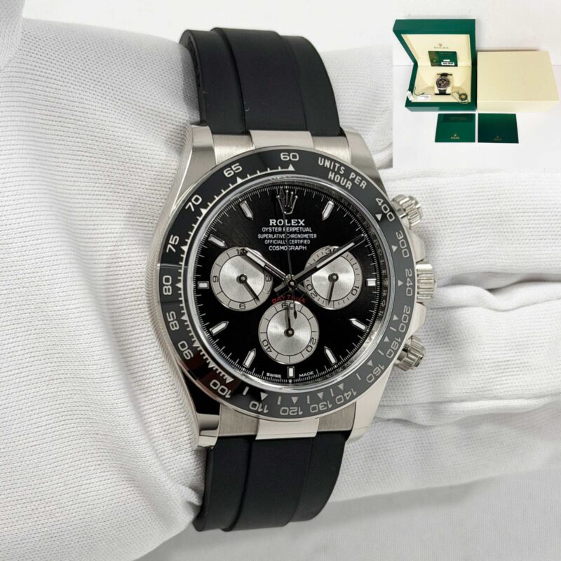 Lnib 2024 Rolex Daytona Baby Lemans 126519LN 40MM Black 18K Wg Oysterflex B/p