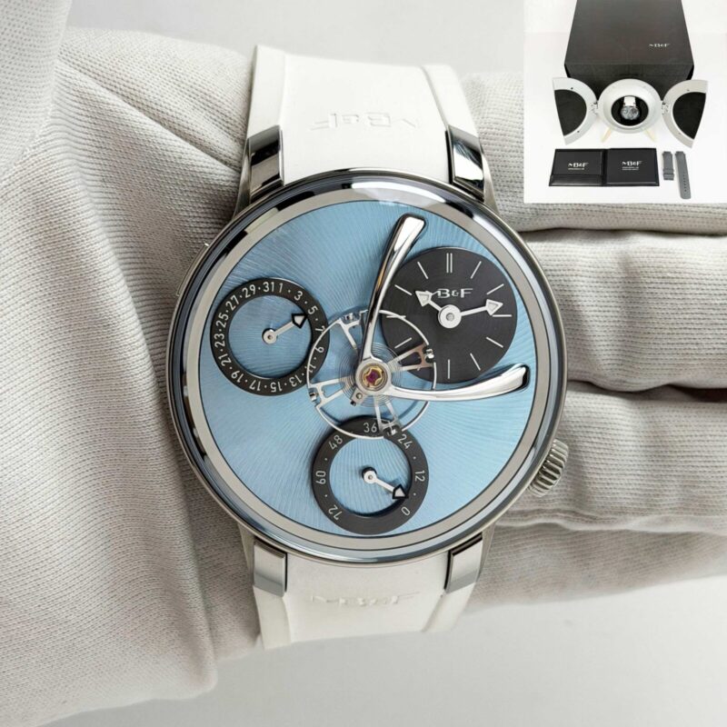 2022 Mb&f Legacy Machine Split Escapement Evo 04-Tr-Gbp 44MM Blue Titanium B/p