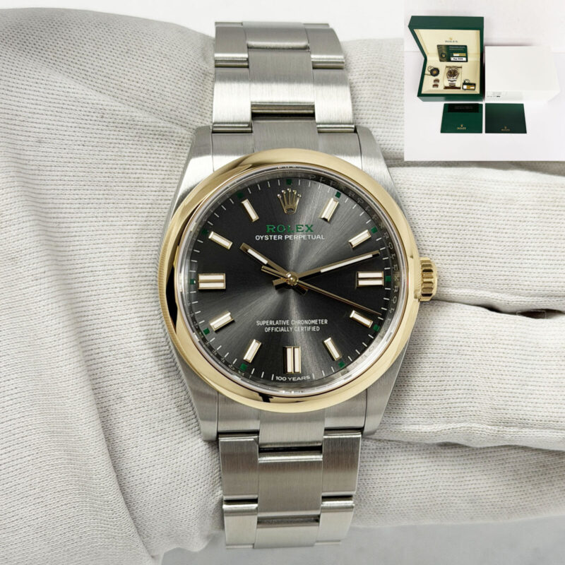 New 2026 Rolex Oyster Perpetual 100TH Anniversary 126003 36MM Two-Tone Yg B/p