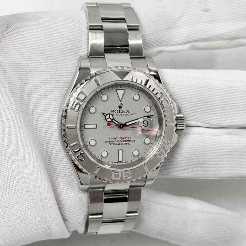 Rolex Yacht-Master 116622 40MM Silver Dial Platinum Bezel Oyster Steel