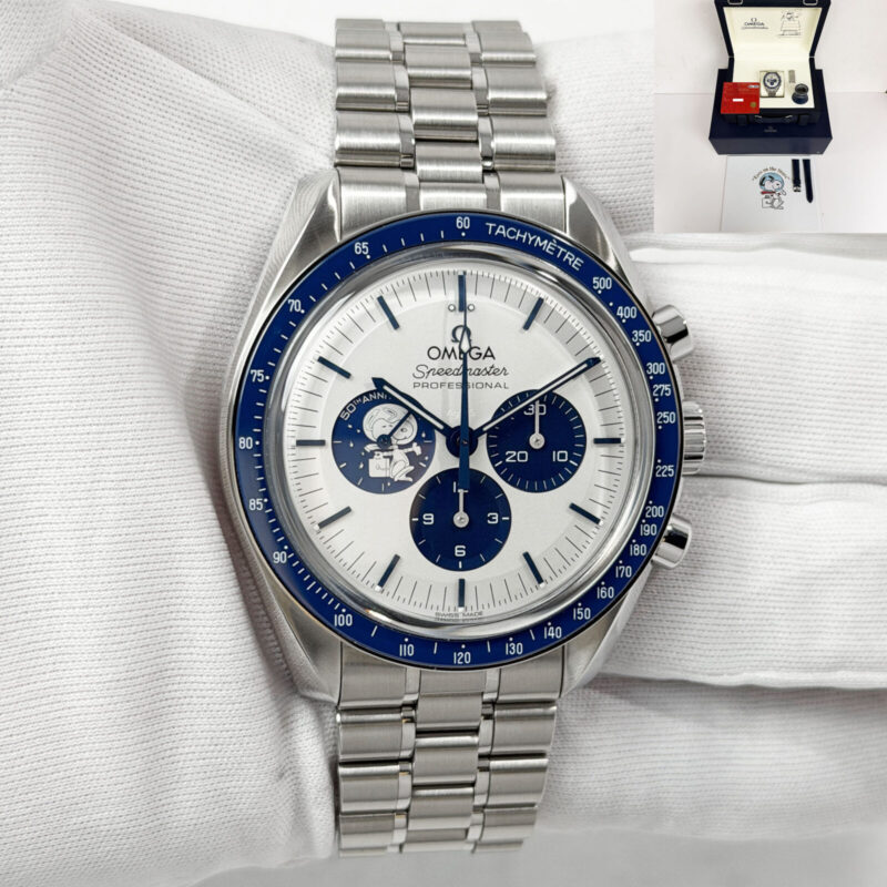 Lnib 2024 Omega Speedmaster Moonwatch Silver Snoopy 310.32.42.50.02.001 42MM B/p
