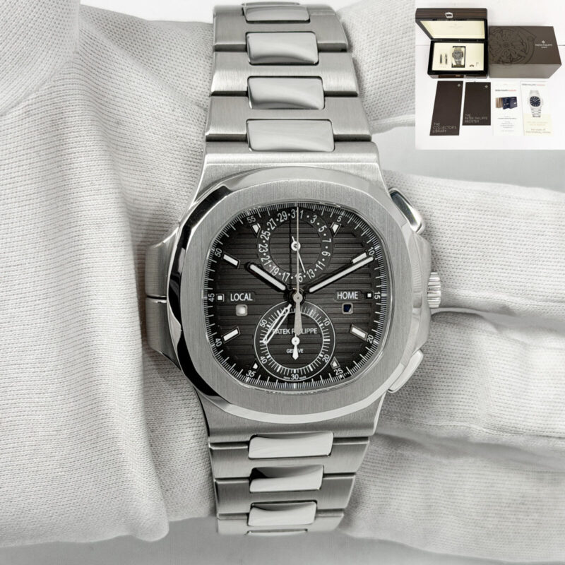Patek Philippe Nautilus 5990/1A-001 40.5MM Black Steel Box
