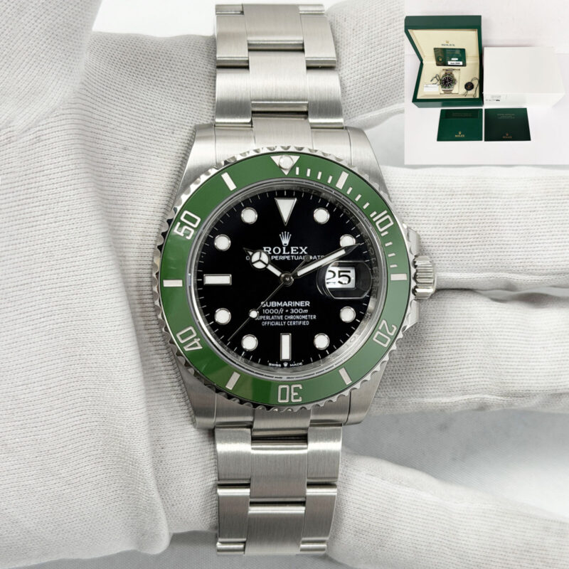 New 2026 Rolex Submariner Date Starbucks MK2 126610LV 41MM Black Steel Box Paper
