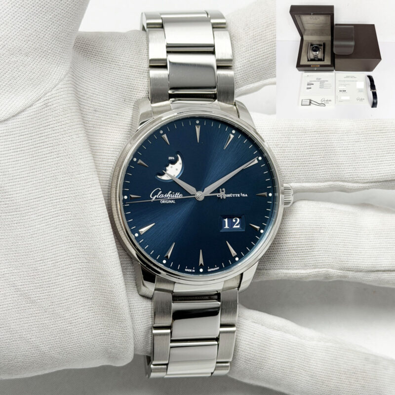2025 Glashutte Original Senator Excellence 1-36-04-04-02-71 42MM Blue Steel B/p