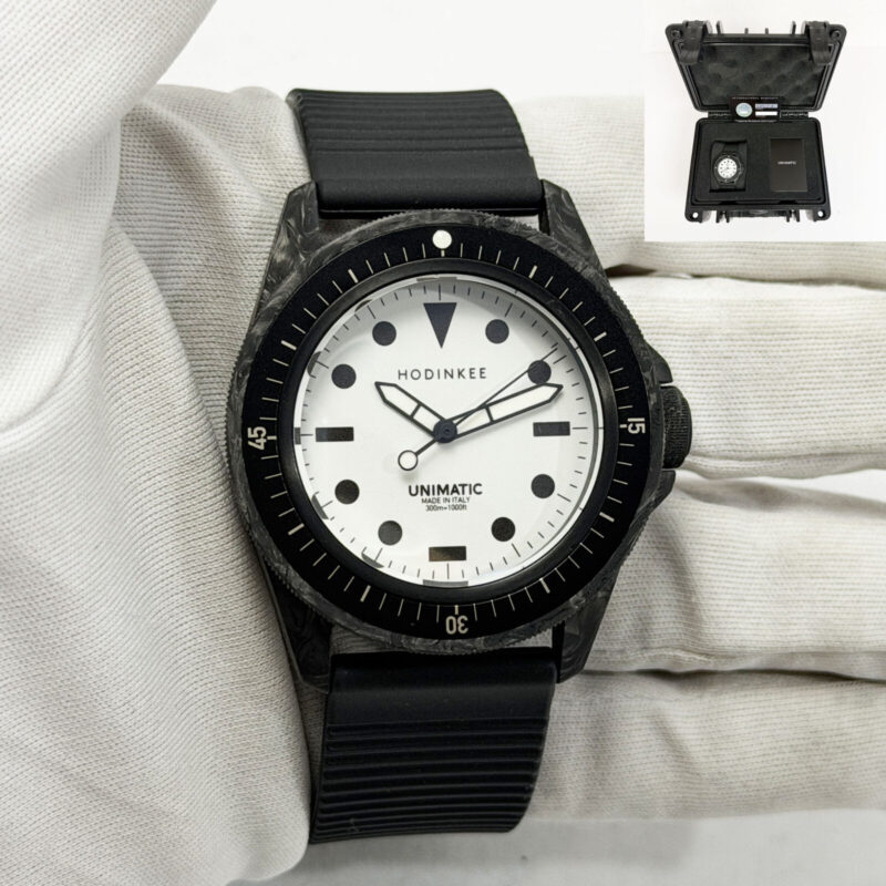 Unimatic Hodinkee Modello Uno Carbon U1S-C-H 40MM White Carbon B/p