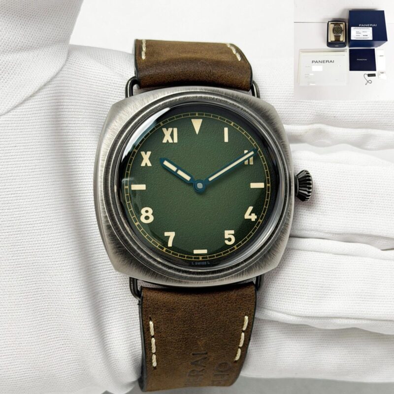2024 Panerai Radiomir PAM01349 45MM Green California Dial Steel Box Paper