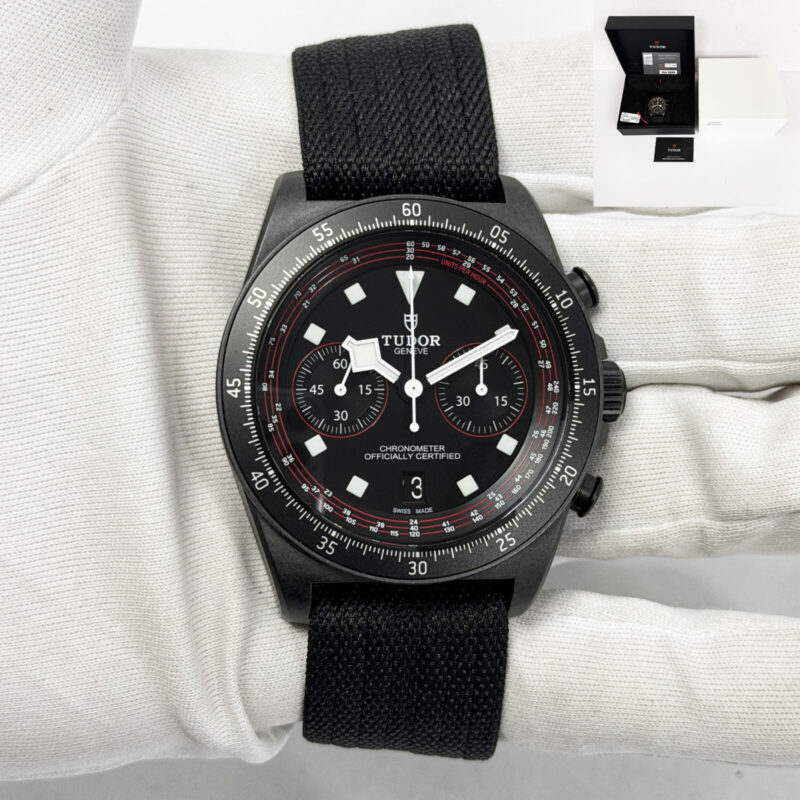 New 2024 Tudor Pelagos Fxd Chrono 25827KN 43MM Black Carbon Box Paper