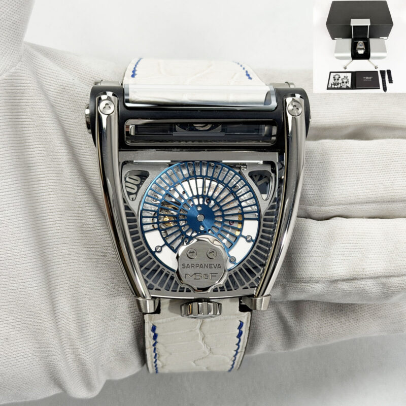 2023 Mb&f Moonmachine 2 Sarpaneva 008-0100-03-000 49MM Skeleton Titanium B/p