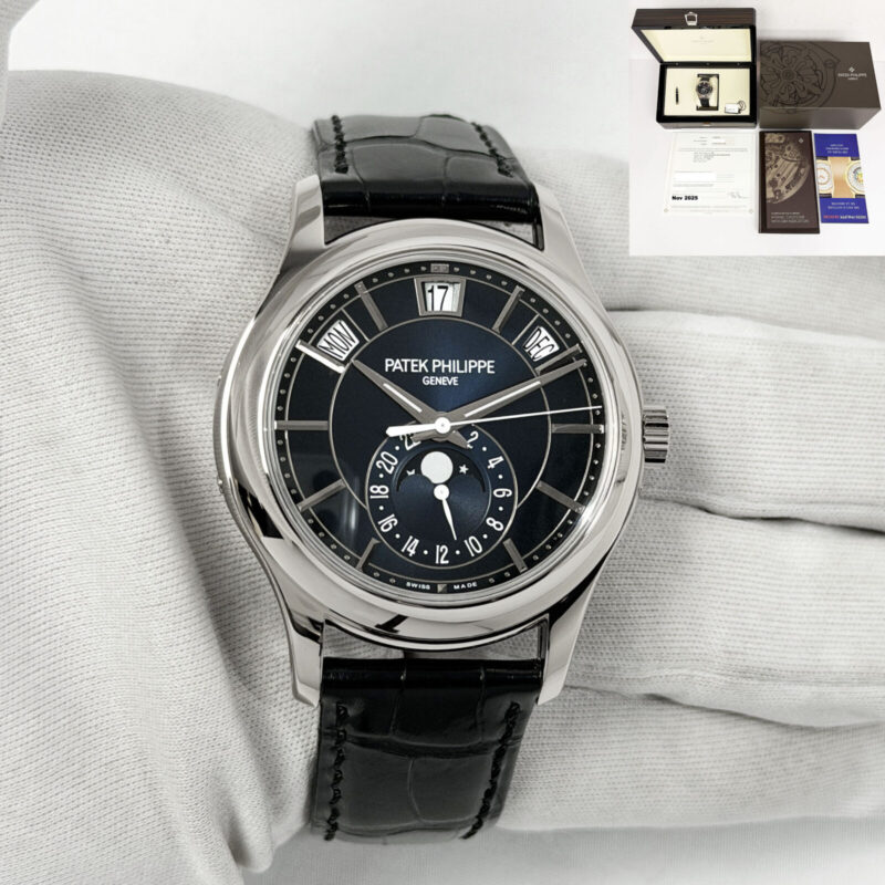 2025 Patek Philippe Annual Calendar Complications 5205G-013 40MM Blue 18K Wg B/p