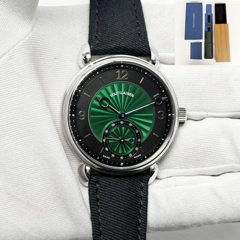 New 2026 Voutilainen Vingt-8 39MM Green Dial Platinum Box Paper