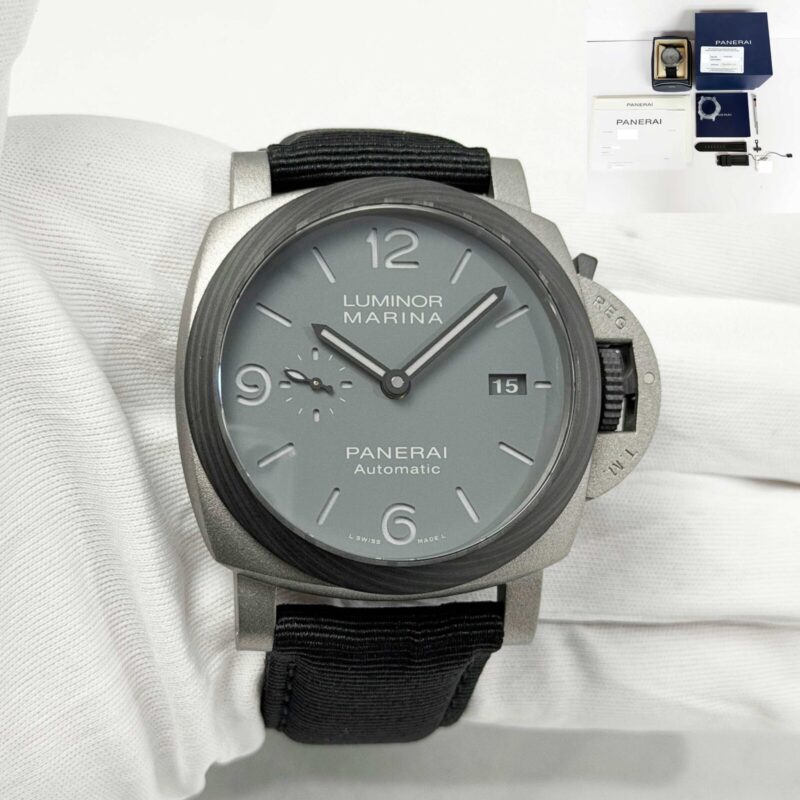 2024 Panerai Luminor Marina Tuttogrigio PAM02662 44MM Grey Titanium B/p