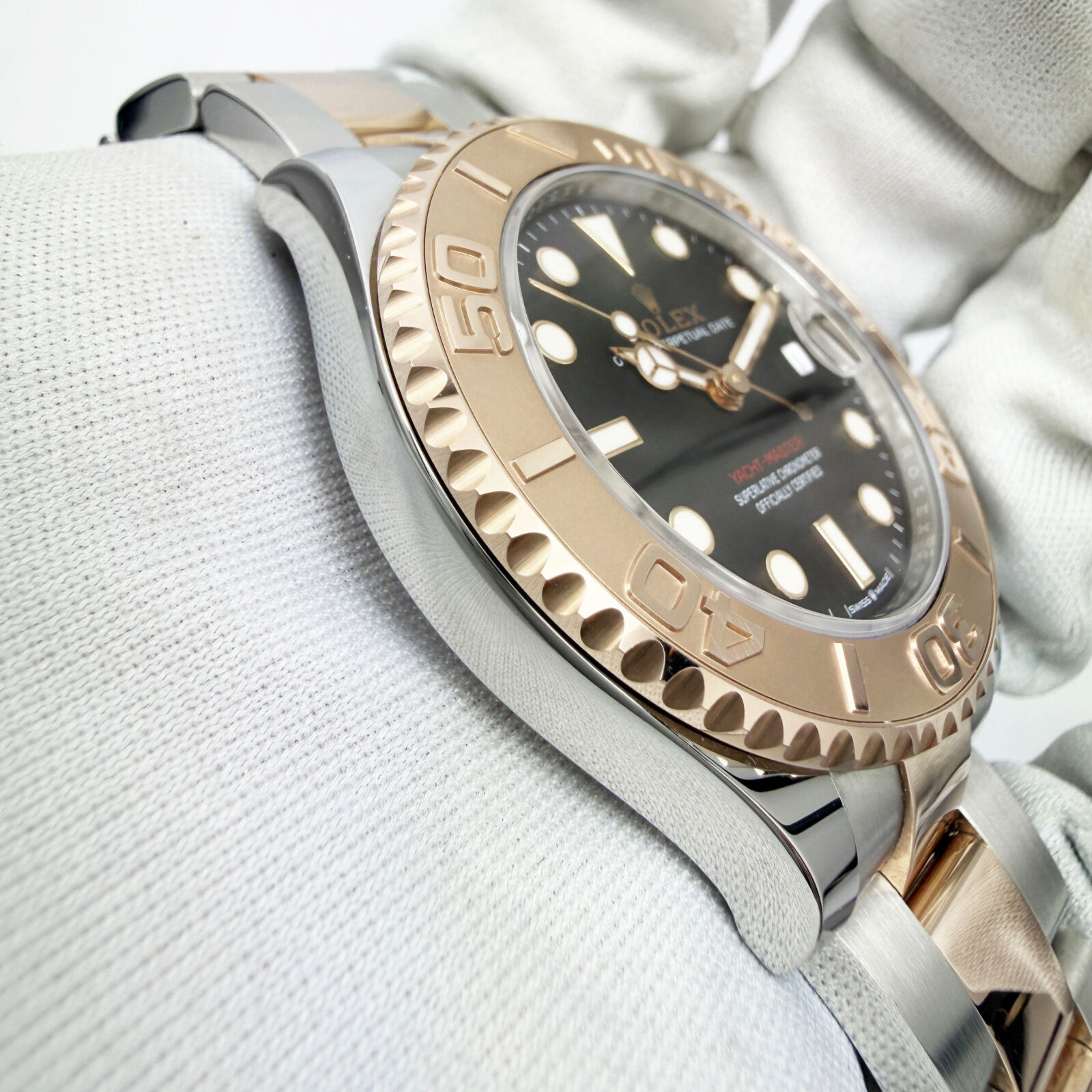 2025 Rolex Yacht-Master 268621 37MM Black Dial Everose Gold Box Paper