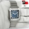 2026 Cartier Santos Medium WSSA0063 35MM Blue Steel Box Paper