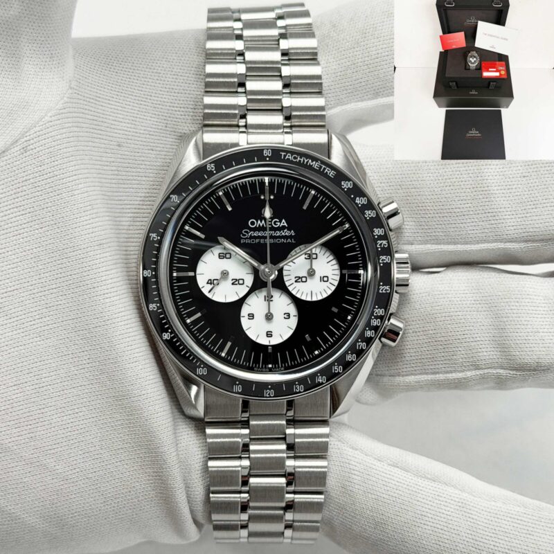 New 2026 Omega Speedmaster Moonwatch Reverse Panda 310.30.42.50.01.004 42MM B/p