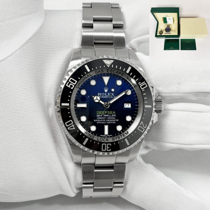 2017 Rolex Sea-Dweller Deeps James Cameron 116660 44MM Blue Steel Box Paper
