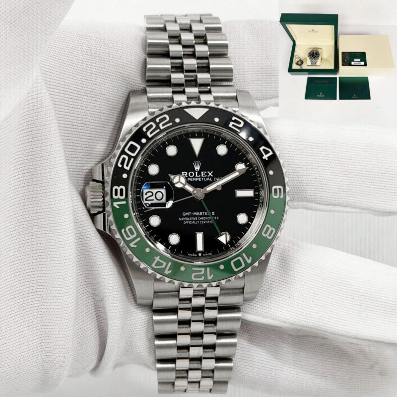 2023 Rolex GMT-Master II Sprite Lefty 126720VTNR 40MM Black Jubilee B/p