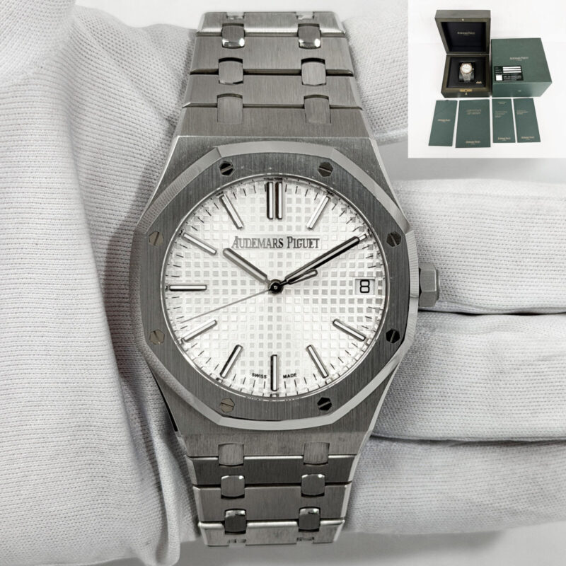 Audemars Piguet Royal Oak 15510ST 41MM White Steel Box Paper