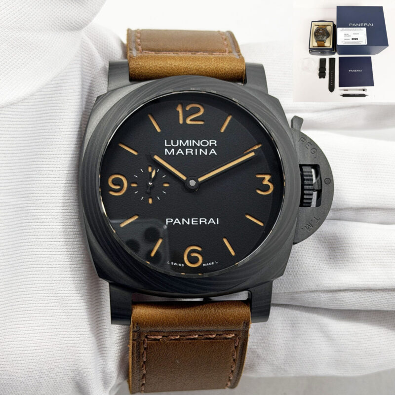 Lnib 2026 Panerai Luminor Submersible Marina PAM01707 44MM Black Carbon B/p