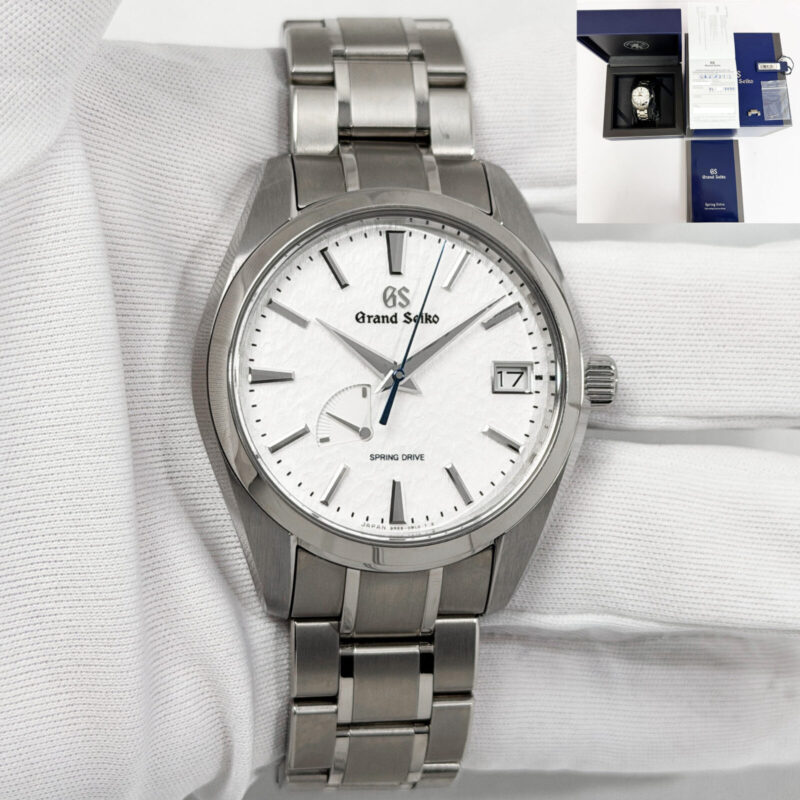 2020 Grand Seiko Heritage Collection Snowflake SBGA211 41MM White Titanium B/p