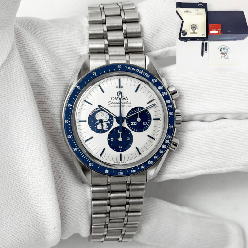 2023 Omega Speedmaster Moonwatch Silver Snoopy 310.32.42.50.02.001 42MM B/p