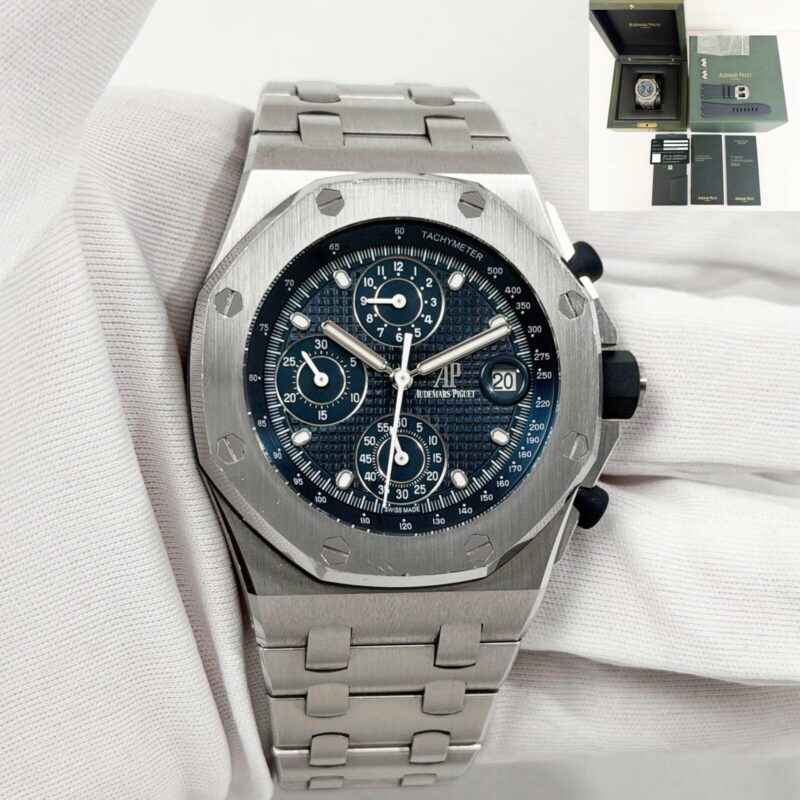 2022 Audemars Piguet Royal Oak Offshore Chrono The Beast 26238ST 42MM Blue B/p