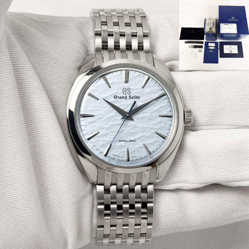 2025 Grand Seiko Elegance Collection Omiwatari SBGY007G 38MM Blue Steel B/p