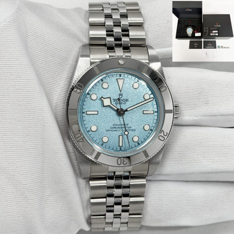 Mint 2025 Tudor Black Bay 54 79000 37MM Blue Lagoon Steel Box Paper