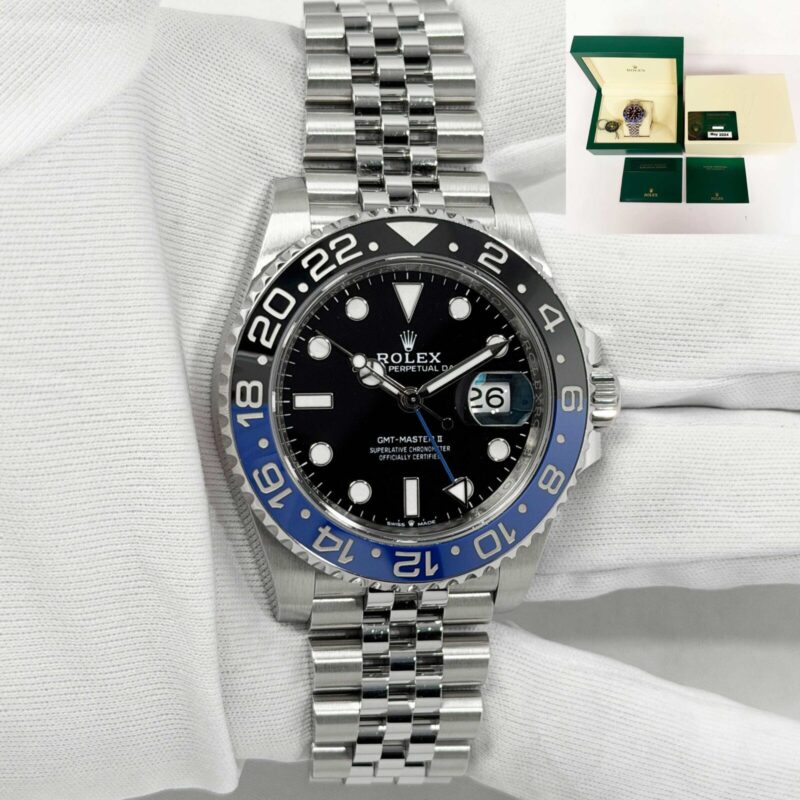 2024 Rolex GMT-Master II Batgirl 126710BLNR 40MM Black Jubilee Steel Box Paper