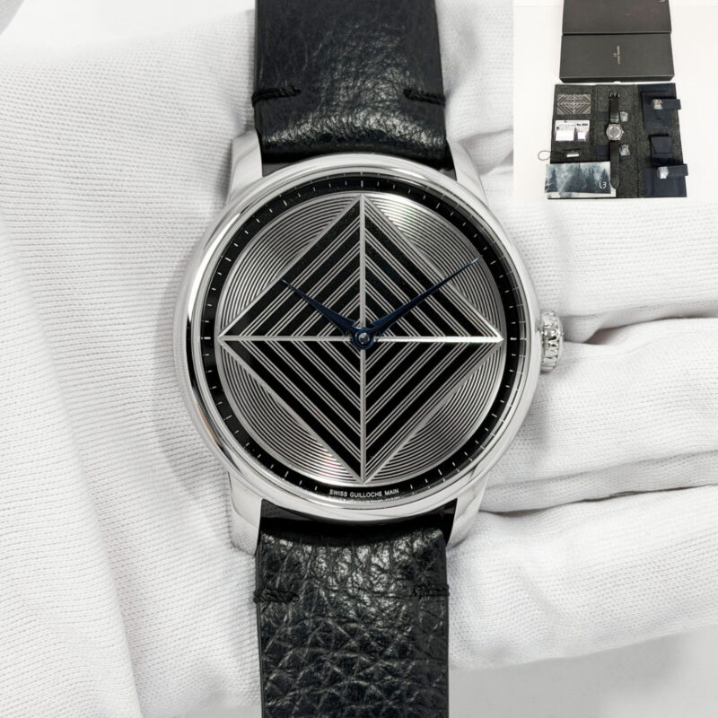 2024 Louis Erard Excellence Guilloche Main II 34237AA95.BVA103 42MM Grey Steel B/p