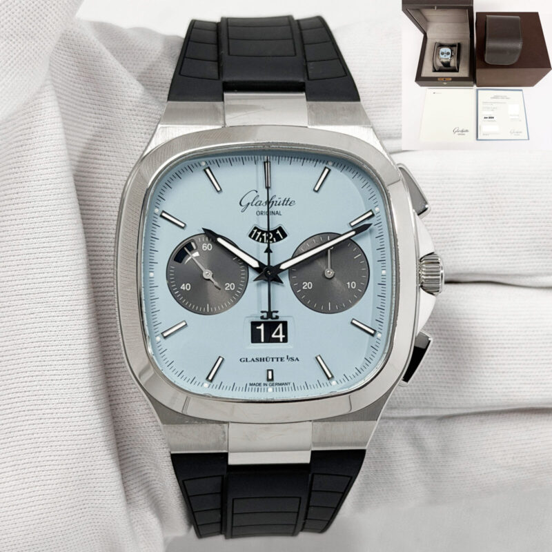 2024 Glashutte Original Seventies Chronograph Panorama Date 1-37-02-13-02-63 B/p
