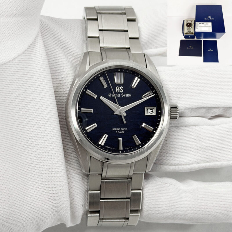 2025 Grand Seiko Evolution 9 Collection Lake Suwa SLGA021 40MM Blue Steel B/p