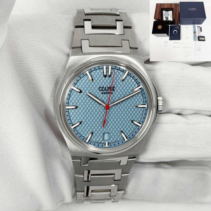2024 Czapek & Cie. Antarctique Passage De Drake 40.5MM Glacier Blue Steel B/p