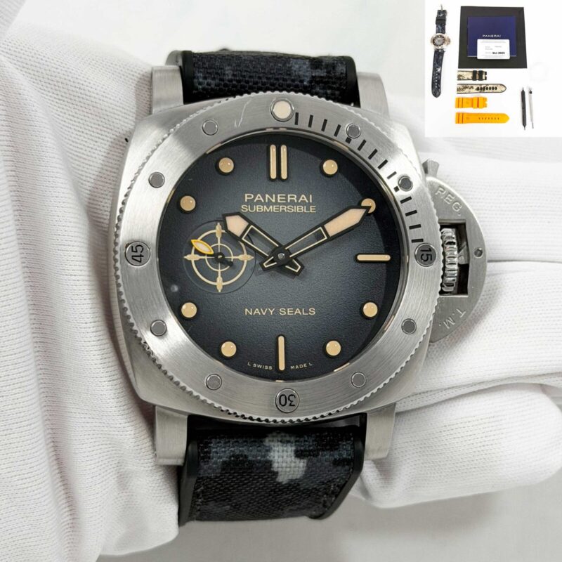 2025 Panerai Submersible PAM01518 44MM Grey Dial Steel Paper