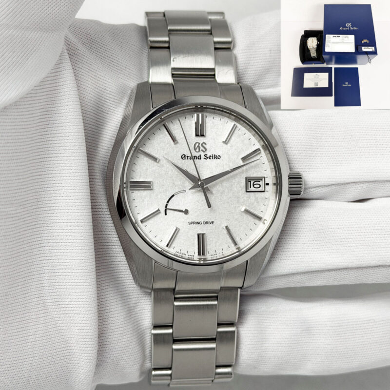 2024 Grand Seiko Heritage Collection Spring Drive SBGA465 40MM White Steel B/p