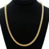 Franco Box Link Chain 10K Yellow Gold MEN’S Unisex Necklace 20” 13.6G
