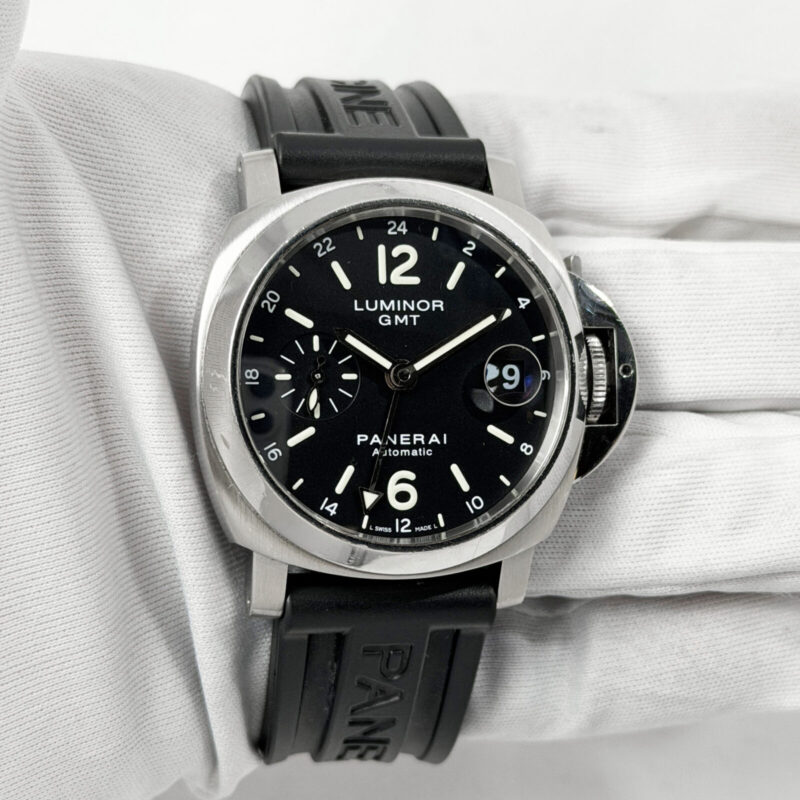 Panerai Luminor Marina GMT PAM00244 40MM Black Dial Steel