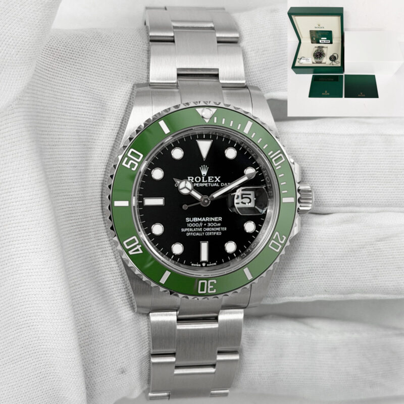 New 2026 Rolex Submariner Date Starbucks MK2 126610LV 41MM Black Steel Box Paper
