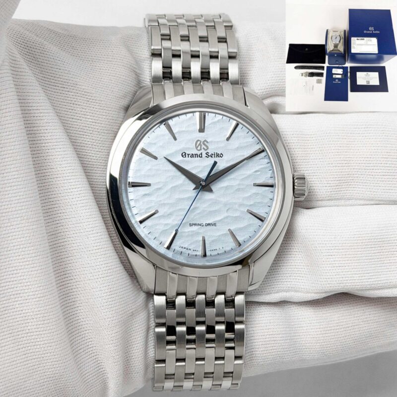 2025 Grand Seiko Elegance Collection Omiwatari SBGY007G 38MM Blue Steel B/p