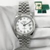 2026 Rolex Datejust 126300 41MM White Smooth Jubilee Roman Steel Box Paper