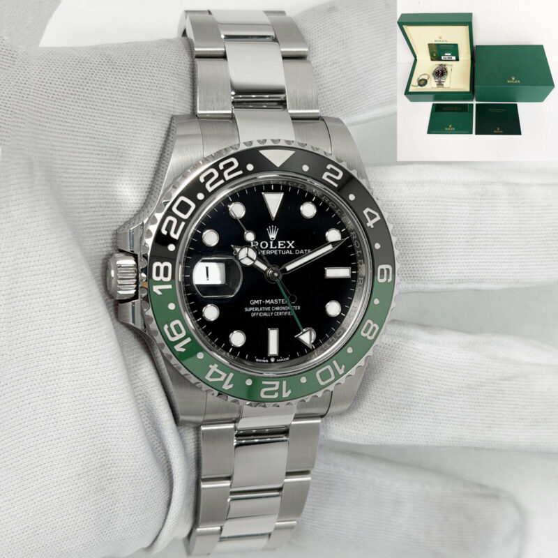Mint 2026 Rolex GMT-Master II Sprite Lefty 126720VTNR 40MM Black Oyster B/p
