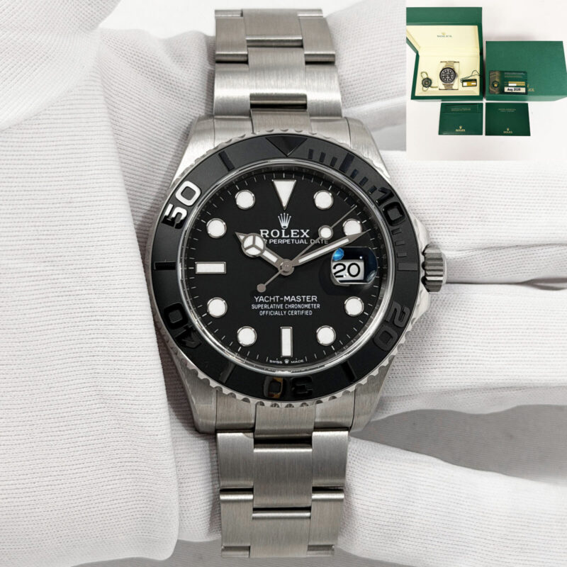 New 2026 Rolex Yacht-Master 226627 42MM Black Titanium Box Paper