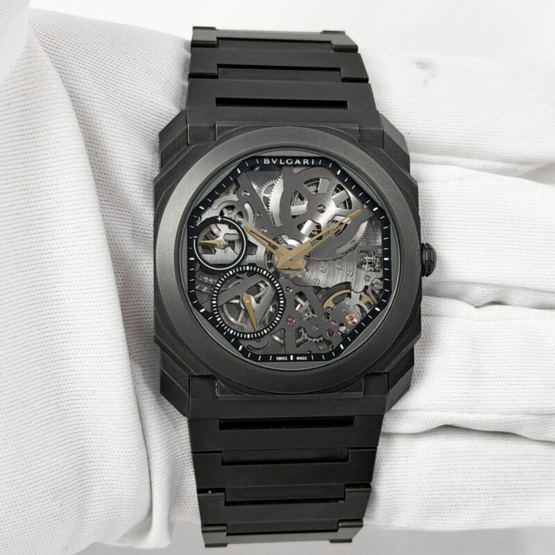 Bulgari Octo Finissimo 103010 40MM Skeleton Dial Titanium